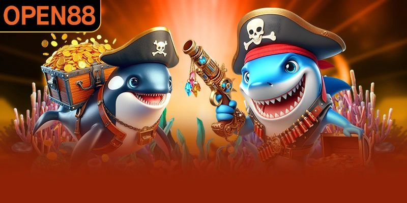 Tựa game bắn cá ăn xu cung cấp 50+ loại mục tiêu độc đáo